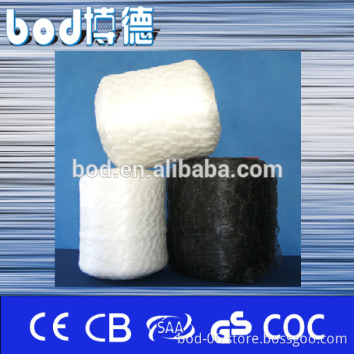 white and black clear plastic bags in roll